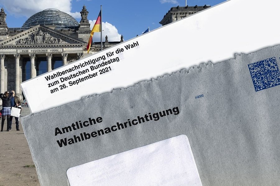 An official letter being opened