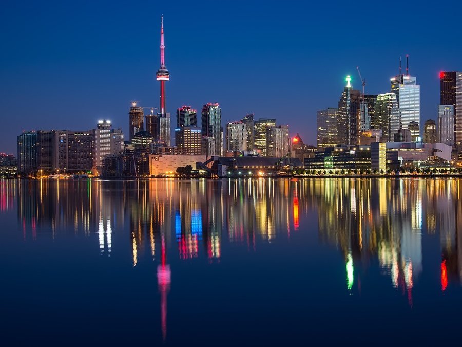Toronto seen from street level